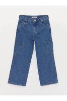 LC Waikiki Wideleg Girl's Cargo Jean Trousers