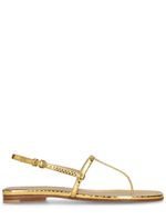 10mm Ali Python Print Leather Sandals