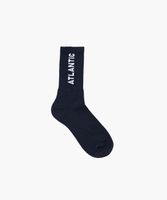 Men's standard length socks ATLANTIC - navy blue