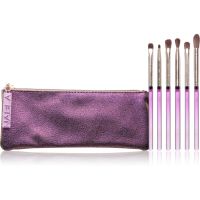 NABLA Cosmetics Amethyst sada štetcov na líčenie očí s puzdrom