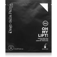 Diego dalla Palma Oh My Lift! Lifting Effect Mask платнена маска за интензивно опъване и озаряване на кожата на лицето 25 мл.