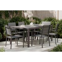 Ambia Garden ZÁHRADNÝ STÔL, kov, plast, 180/74/100 cm