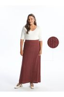 LC Waikiki Lcw Elastic Waist Textured Women's Skirt