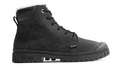 Palladium SP20 Cuff Leather Waterproof WL Black Pánske - Topánky Palladium - Čierna - 79067-008-M-9 - Size: 9