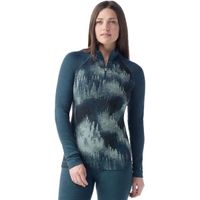 Smartwool CLASSIC THERMAL MERINO BL 1/4 ZIP Дамска термо тениска, тъмносин, размер