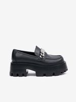 Steve Madden Motoride Loafer Mokasinke crna