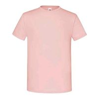 Men's Powder T-shirt Combed Cotton Iconic Sleeve Fruit of the Loom