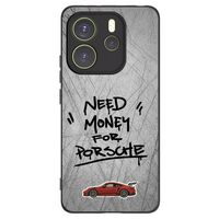 Silikónový čierny obal pre Xiaomi Redmi Note 14 4G - Grey Drift