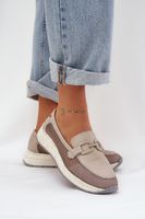 S. BARSKI Damskie Skórzane Mokasyny D&A