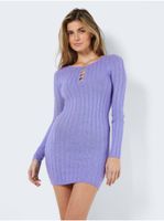 Light Purple Sheath Dress with Decorative Neckline Noisy May Fr - Women