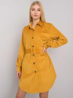 Dress-DHJ-SK-10333.12P-dark yellow