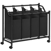 ZBERNÝ KÔŠ NA BIELIZEŇ, čierna