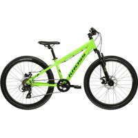 Juniorské kolo Kross Dust JR 1.0 DSC 24" - model 2026 S (12", 130-150 cm) zelená/zelená/lesk