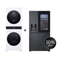 SET - LG WashTower WT1210WWF + Chladnička InstaView™ GSXE90EVAD