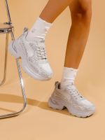 Resti Women's sports sneakers with rhinestones Bloss