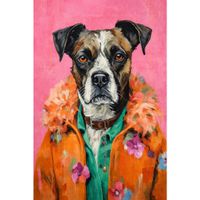 Monee UMELECKÁ TLAČ, zvieratá, 70/100 cm