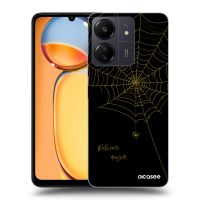 Silikónový čierny obal pre Xiaomi Redmi 13C 4G - Delicate danger