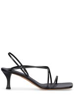 60mm Square Toe Leather Sandals