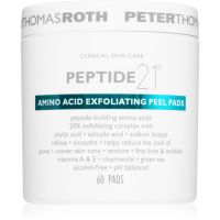 Peter Thomas Roth Peptide 21 Amino Acid eksfoliacijske blazinice za glajenje kože in zmanjšanje por 60 kos