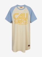 SuperDry Cali Surf Raglan Tshirt Dress Kleid Rosa