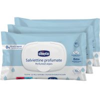 Chicco Perfumed Wipes 0m+ вологі серветки для дітей має ніжний аромат 72 кс