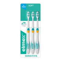elmex zubná kefka - Sensitive Professional Extra Soft Toothbrush 3 Pack