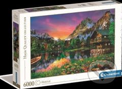 Jezero v Alpách - puzzle z kategorie Přírodní scenérie