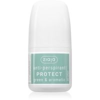 Ziaja Antiperspirant Protect αντιιδρωτικό roll - on αρώματα Green & Aromatic 60 ml