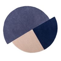 Flair Rugs VLNENÝ KOBEREC, 150 cm modrá