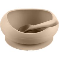 Zopa Silicone Tableware Set jedilni set Sand Beige 1 kos