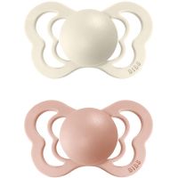 BIBS Couture Natural Rubber Size 1: 0+ months пустушка Ivory / Blush 2 кс