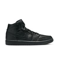 Air Jordan 1 Mid "Triple Black" - Pánske - Tenisky Jordan - Čierne - 554724-093 - Veľkosť: 45.5