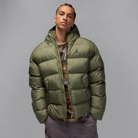 Jordan Brooklyn Therma-FIT Puffer Jacket Medium Olive - Pánske - Bunda Jordan - Zelené - HV0532-222 - Veľkosť: 2XL
