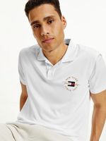 Tommy Hilfiger Icon Logo Interlock Polo majica bijela