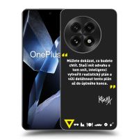 Silikónový čierny obal pre OnePlus 13 5G - Kazma - MŮŽETE DOKÁZAT, CO BUDETE CHTÍT