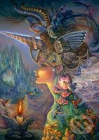 Josephine Wall - My Lady Unicorn - puzzle z kategorie Umělecké