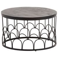 MID.YOU KONFERENČNÝ STOLÍK, čierna, drevo, 60/36/60 cm