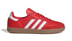 adidas Samba FC Bayern Unisex - Tenisky adidas Originals - Červená - JQ4039-9 - Size: 9
