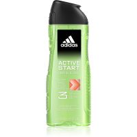 Adidas 3 Active Start Duschgel für Herren 400 ml