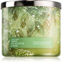 Bath & Body Works White Eucalyptus & Sage ароматна свещ 411 гр.