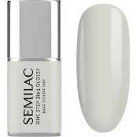 Semilac One Step 3in1 Glossy lac de unghii sub forma de gel culoare 110 The White 7 ml