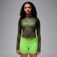 Jordan Sport Wmns Dri-FIT Long-Sleeve Top - Dámske - Tričko Jordan - Čierne - HF9480-045 - Veľkosť: L