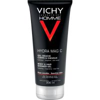 Vichy Homme Hydra-Mag C душ гел за тяло и коса 200 мл.