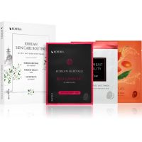 KORIKA KOREAN SKIN CARE ROUTINE SET OF 3 ANTI-AGING SHEET MASKS комплект (против бръчки)