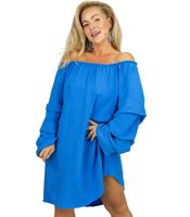 Pri Spanish midi dress with buffet ruffles on sleeves BELLA