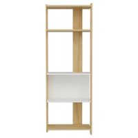 MID.YOU REGÁL, barvy dubu, 58,6/165/26,8 cm