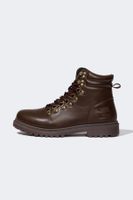 DEFACTO Men&#39;s Lace-Up Flat Sole Faux Leather Boots