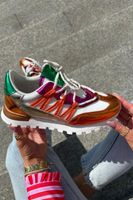 Bőr Félcipő Sneakers Nőknek Artiker