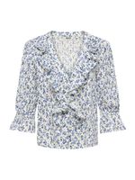 ONLY Bluza 'ONLCoralie'  morsko plava / mornarsko plava / bijela