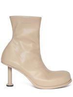 80mm Mallorca Faux Leather Ankle Boots